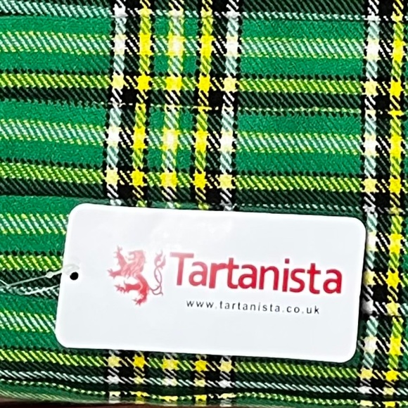 NWT Tartanista Scottish Design Green Multicolored Irish Plaid Tartan Kilt SZ 38 - Picture 6 of 6